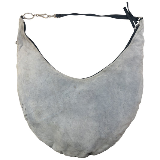 Prada Suede Crescent Shoulder Bag