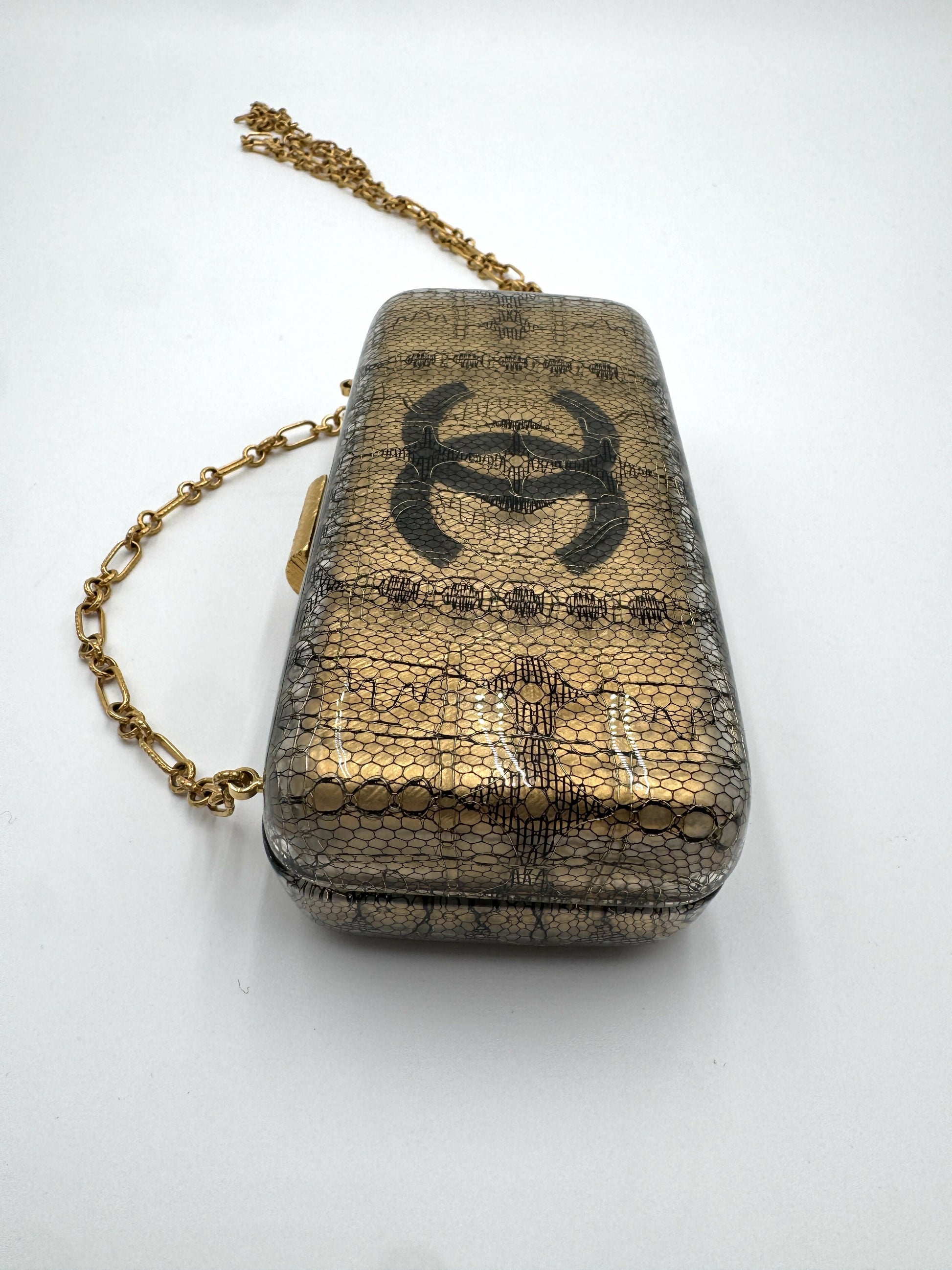 Chanel 2004-2005 Lace Gold MinaudiÃ¨re