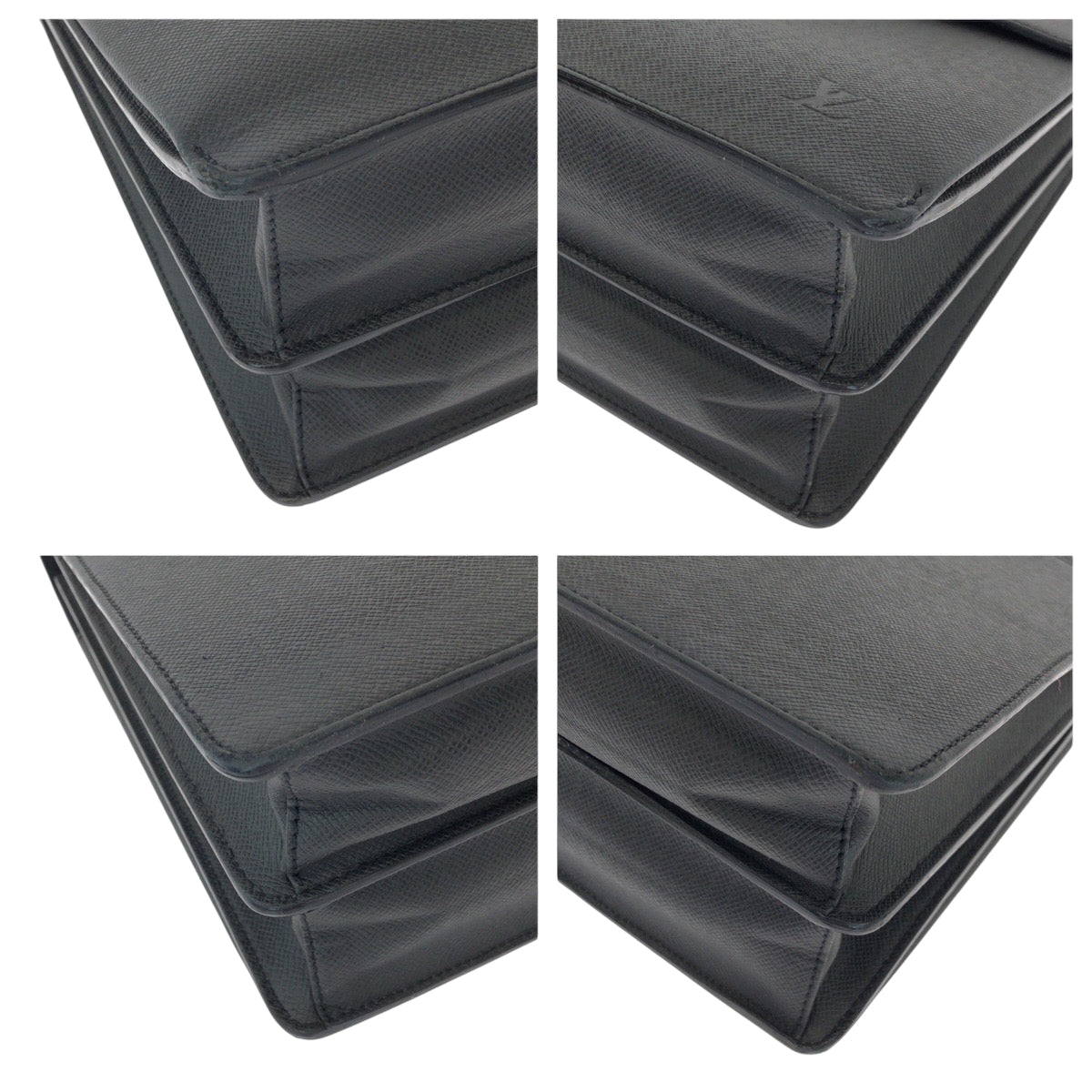 LOUIS VUITTON Business bag M31052 Taiga Aldoise black Business bag handbag Taiga Robusto 1 mens