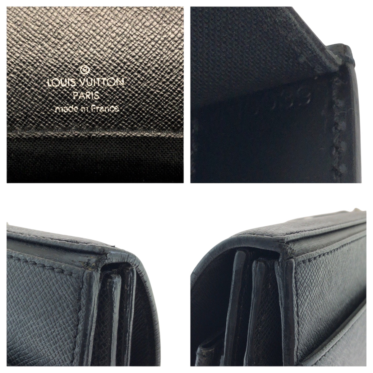 LOUIS VUITTON Business bag M31052 Taiga Aldoise black Business bag handbag Taiga Robusto 1 mens
