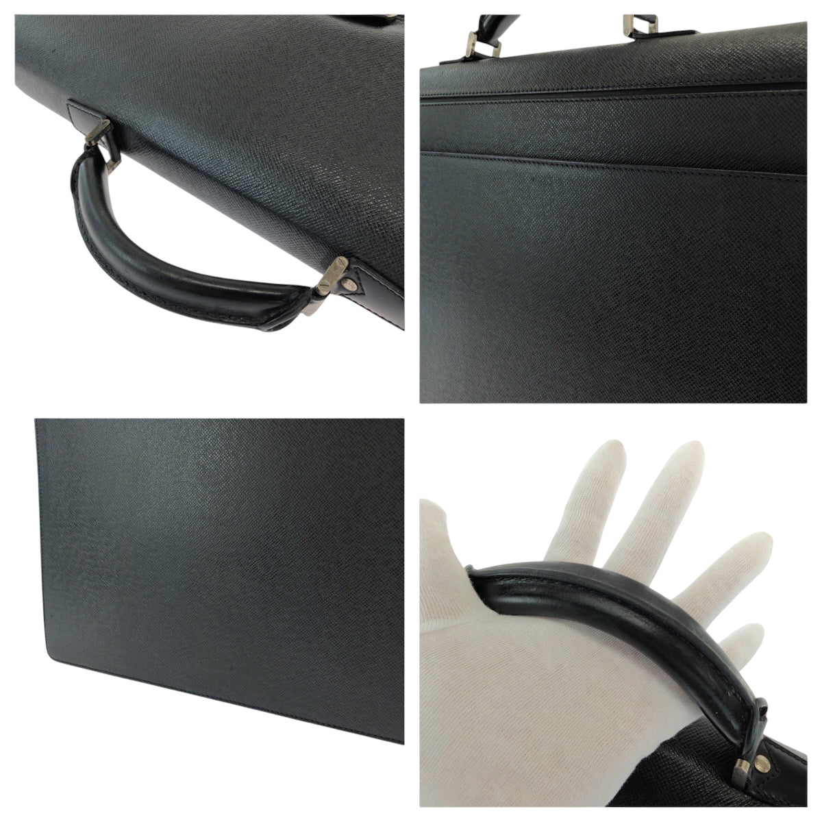 LOUIS VUITTON Business bag M31052 Taiga Aldoise black Business bag handbag Taiga Robusto 1 mens