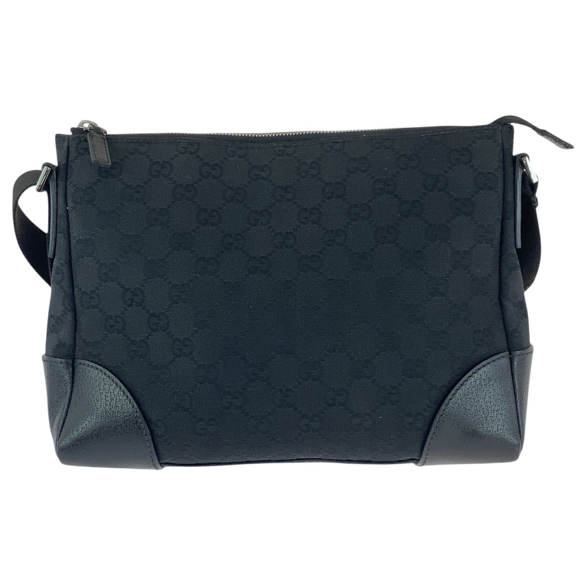 GUCCI Shoulder Bag 114273 GG canvas, leather Black black Shoulder Bag Messenger bag Women