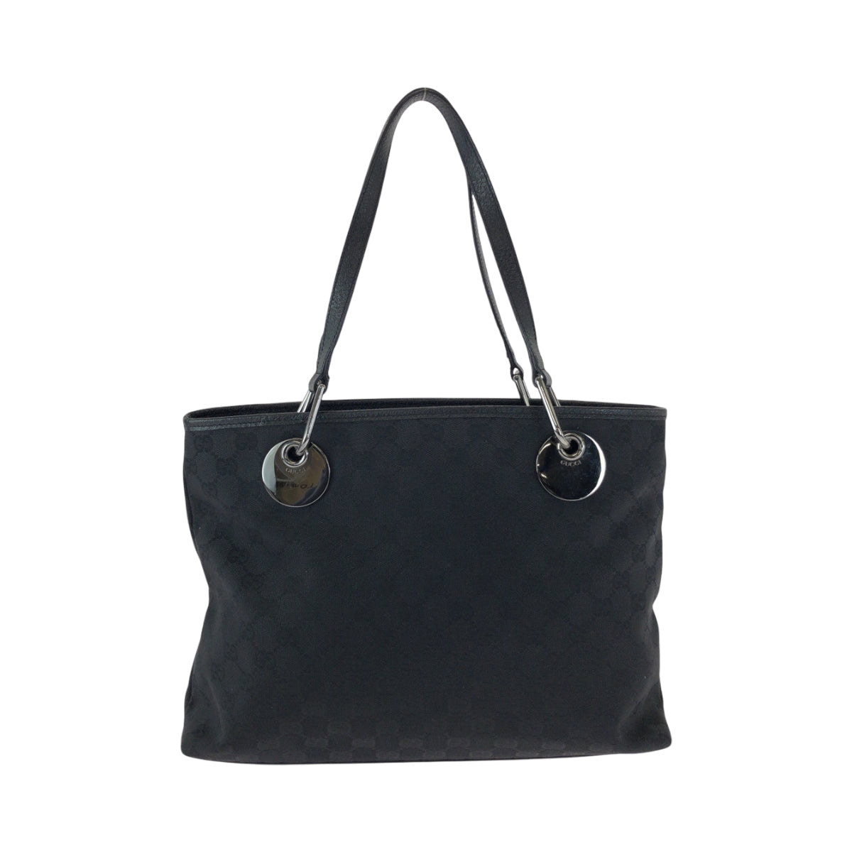GUCCI Tote Bag 120837 GG canvas black