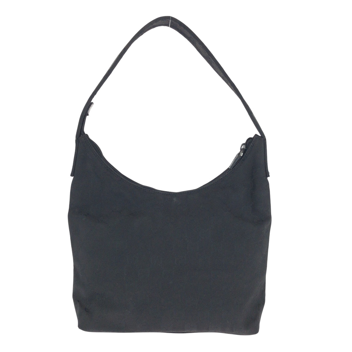 GUCCI Shoulder Bag 001 3386 GG canvas Black SilverMetal Hobo One Shoulder Bag Women