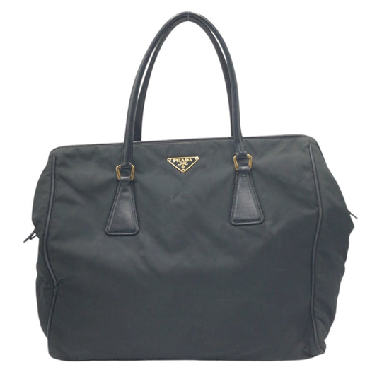 Prada Tessuto Triangle Logo Nylon Tote Bag