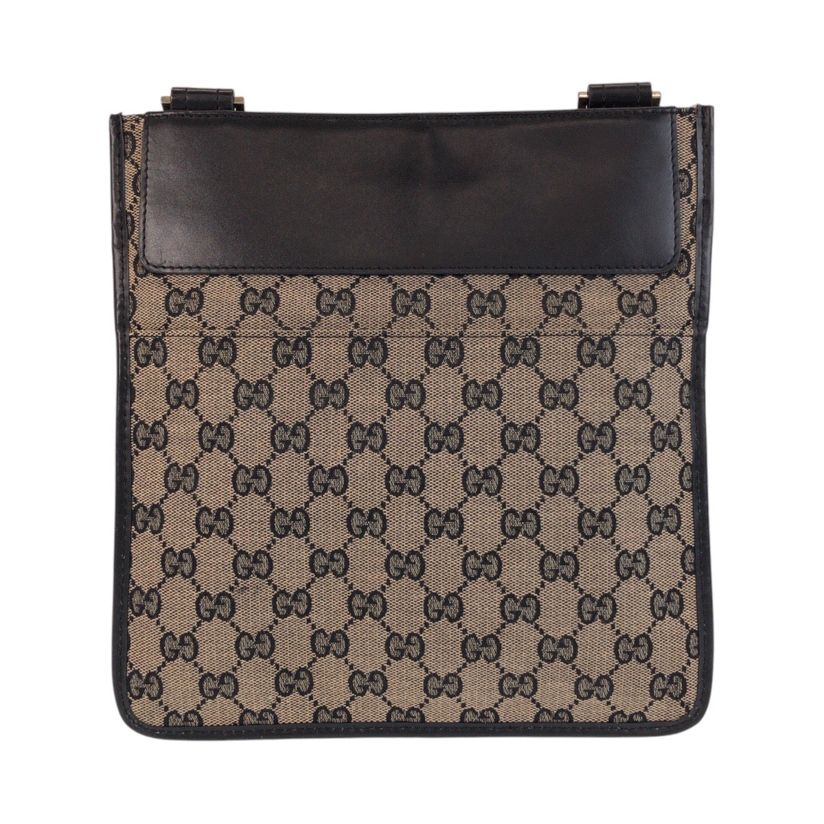 GUCCI Shoulder Bag 019 0348 GG canvas Beige black