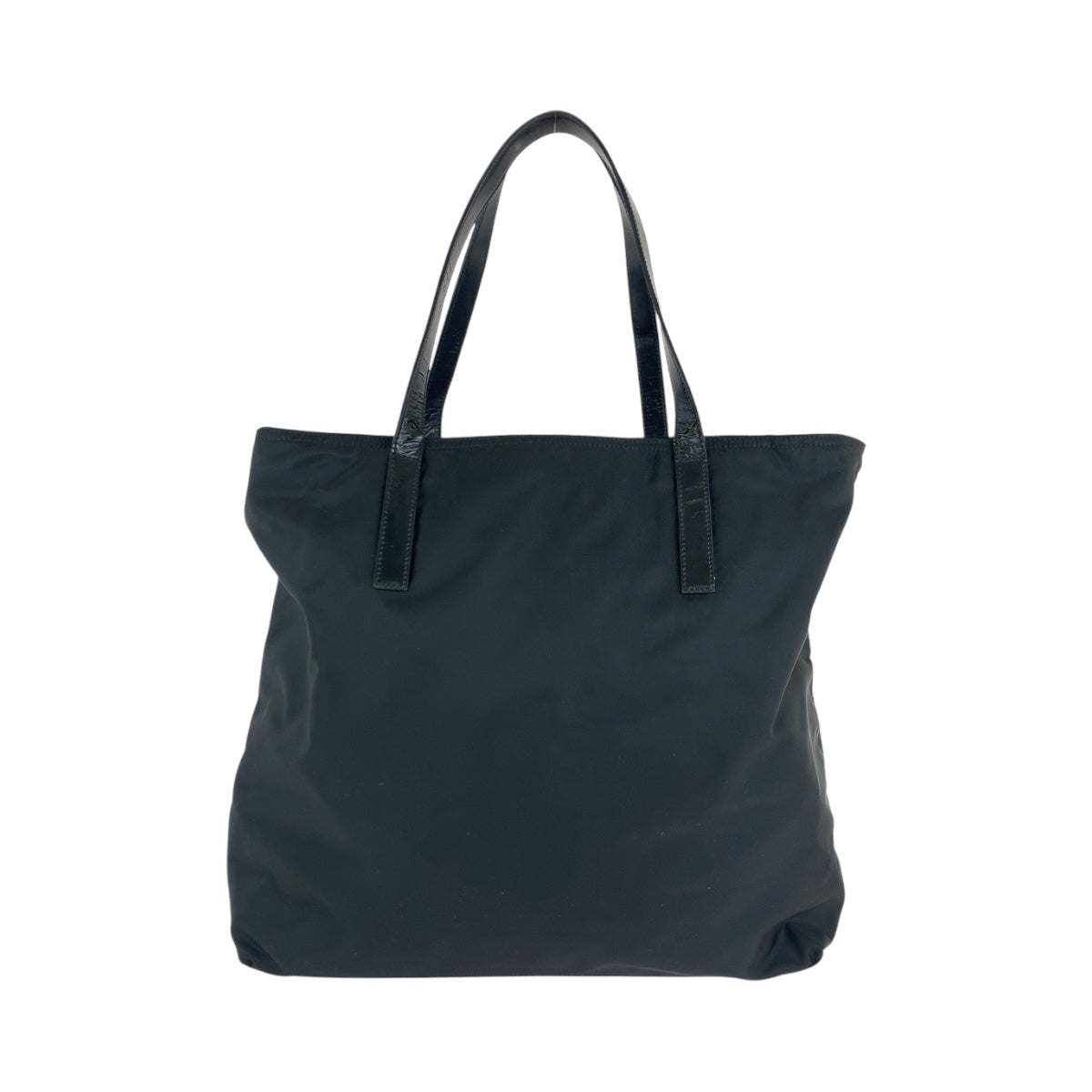PRADA Tote Bag Nylon black Test Triangle With logo