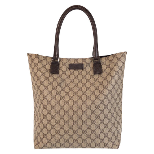 GUCCI Tote Bag 131220 GG Supreme Canvas Beige brown