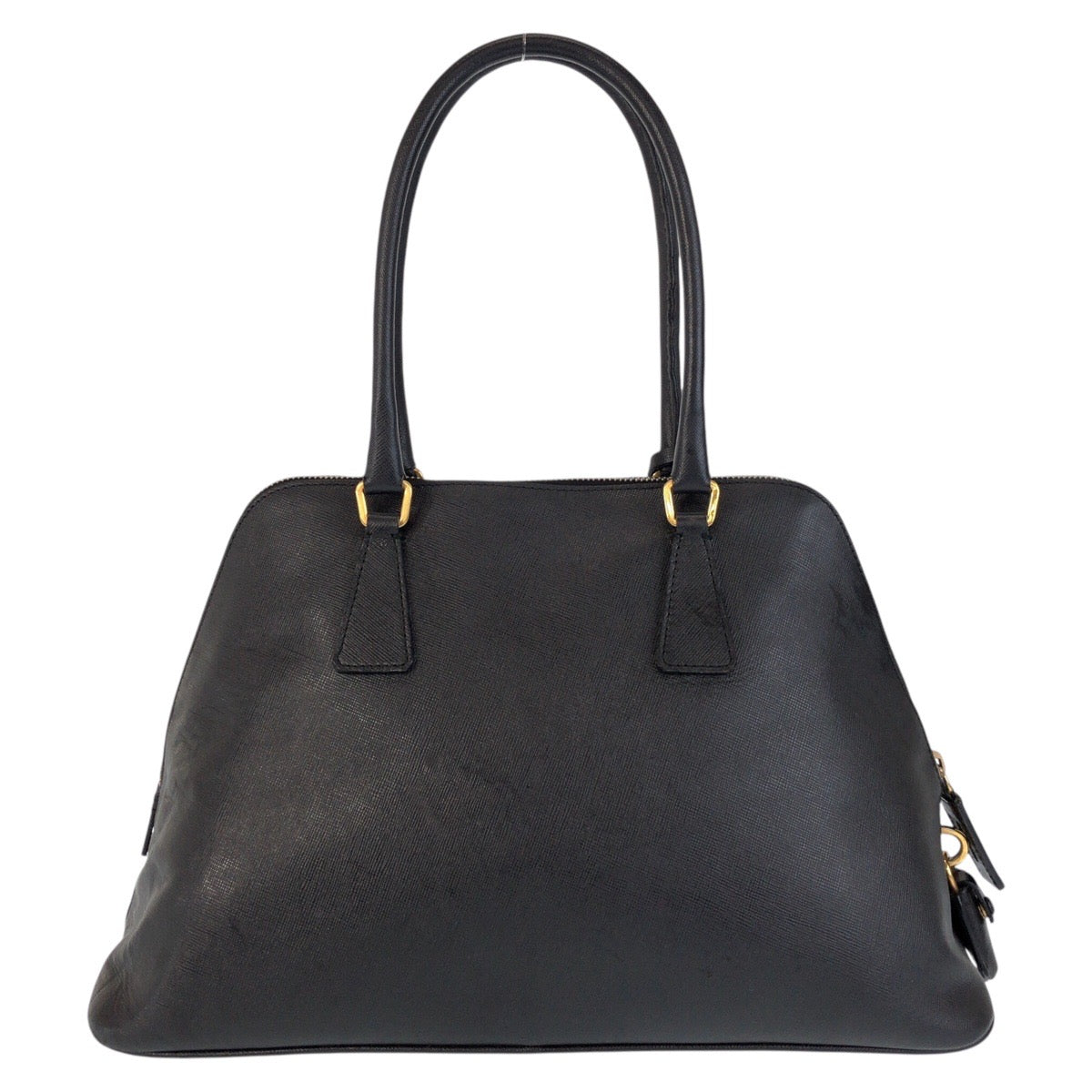 PRADA Handbag leather black Safiano