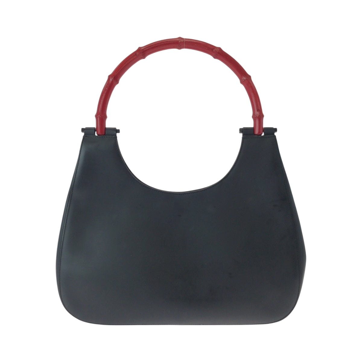 GUCCI Shoulder Bag 001 3739 leather Black black red One Shoulder Bag Bamboo Women