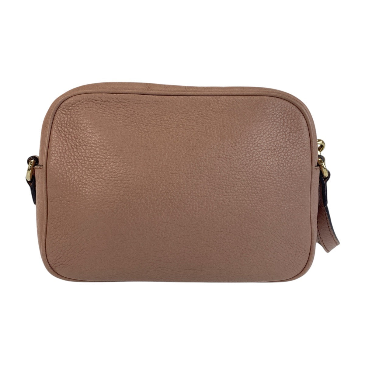 GUCCI Shoulder Bag 303364 leather Pink Beige Gold Metal Shoulder Bag pochette Soho Women