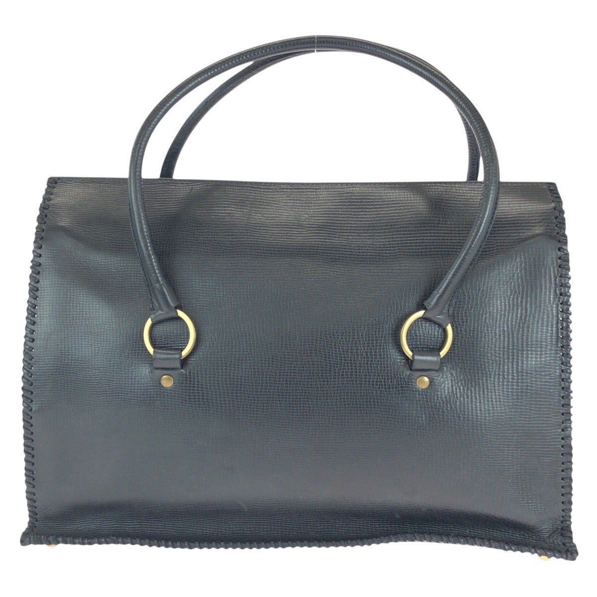 GUCCI Business bag 106232 leather Black GoldMetal Business bag Briefcase Unisex Women