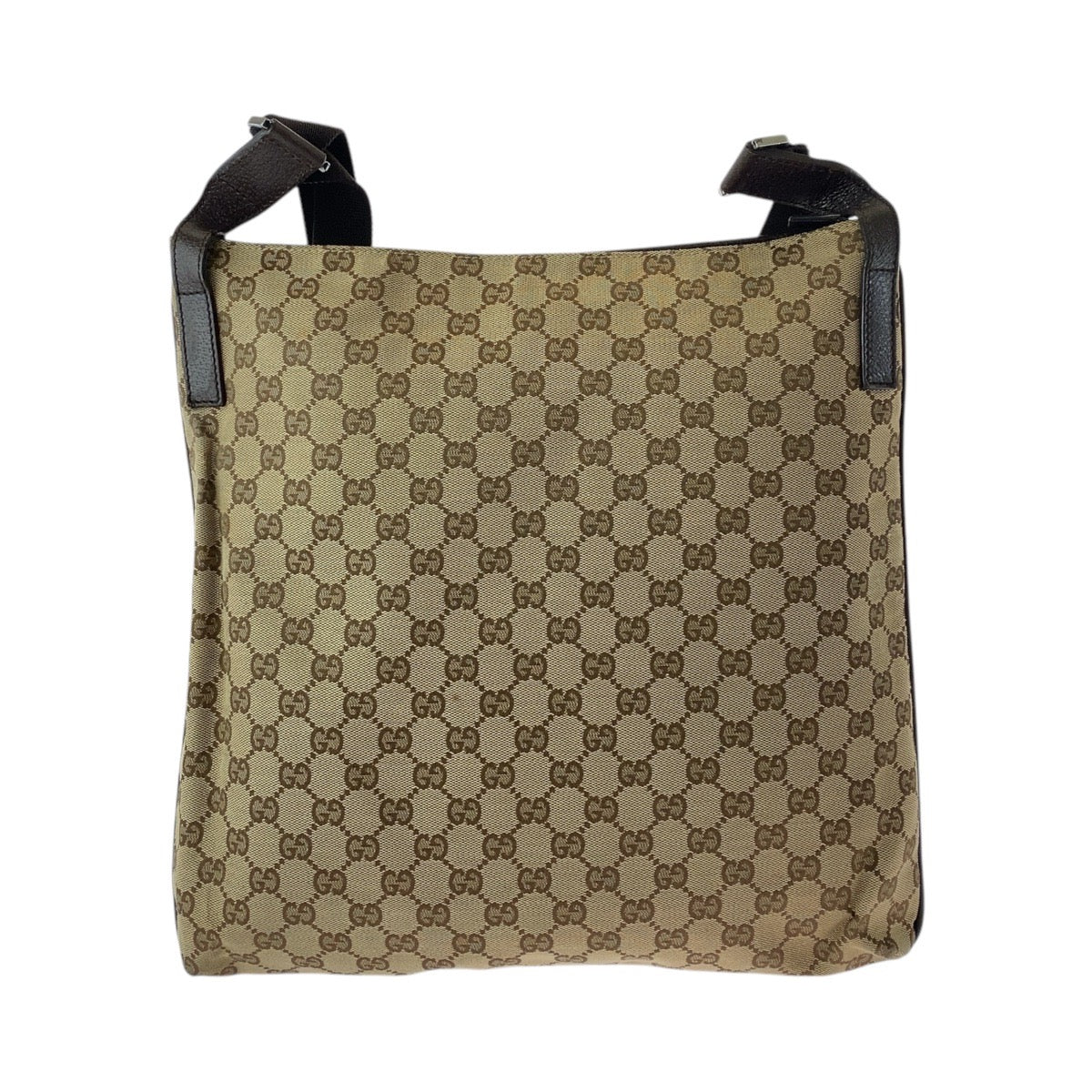 GUCCI Shoulder Bag 122791 GG canvas, leather Beige brown Shoulder Bag Messenger bag Women