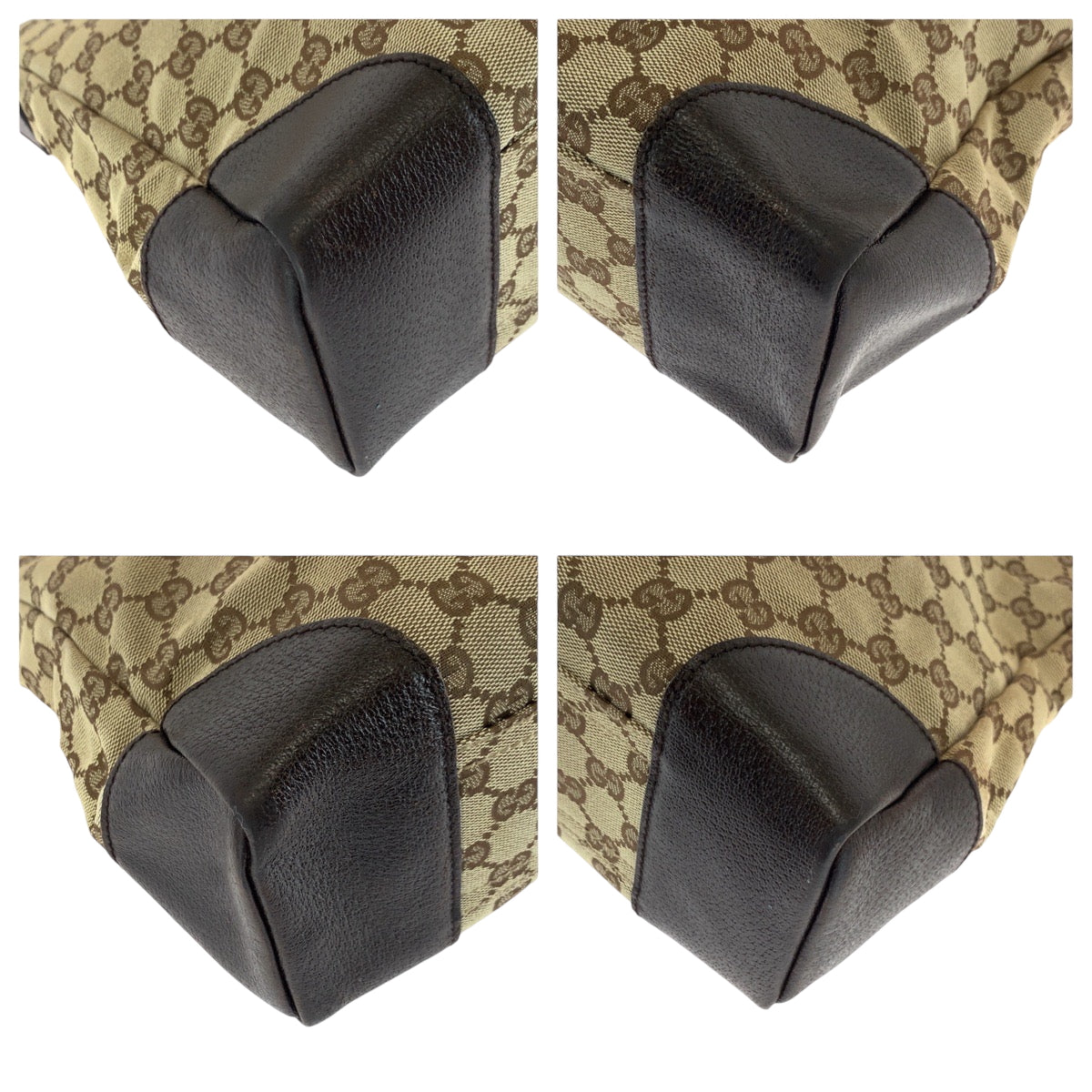 GUCCI Shoulder Bag 110054 GG canvas Beige Brown SilverMetal Shoulder Bag Messenger bag Women