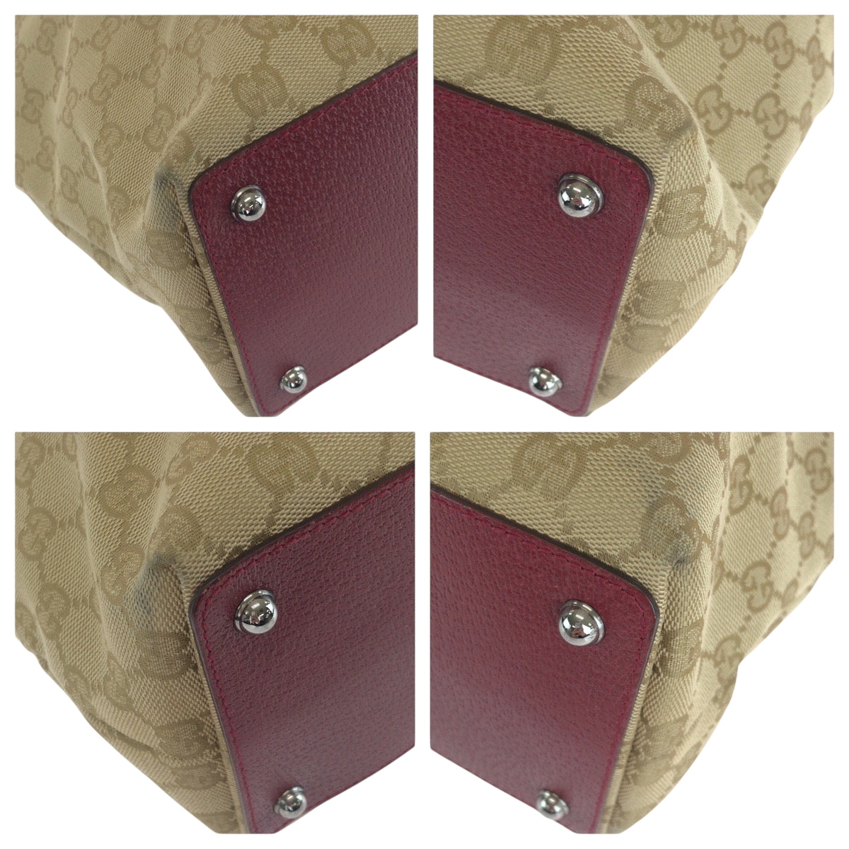 GUCCI Tote Bag 120836 GG canvas beige