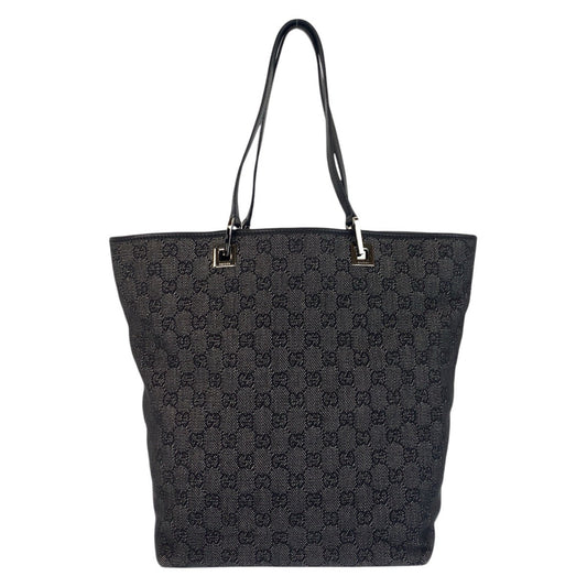 GUCCI Tote Bag 31243 GG canvas, leather black Tote Bag Shoulder Bag Women
