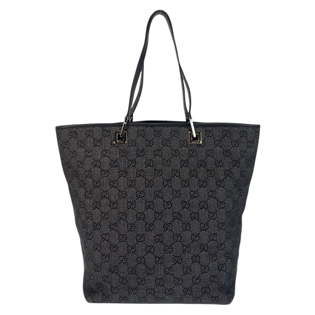 GUCCI Tote Bag 31243 GG canvas, leather black Tote Bag Shoulder Bag Women
