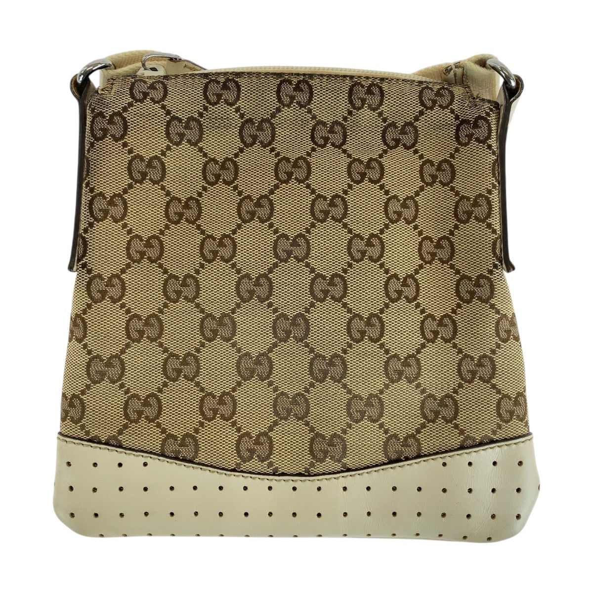 GUCCI Shoulder Bag 147671 GG canvas, leather Brown Shoulder Bag pochette Women