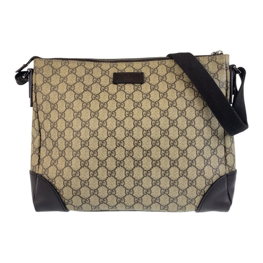 GUCCI Shoulder Bag 110054 GG Supreme Canvas beige