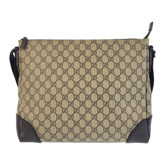 GUCCI Shoulder Bag 110054 GG Supreme canvas, leather beige Shoulder Bag Messenger bag Women