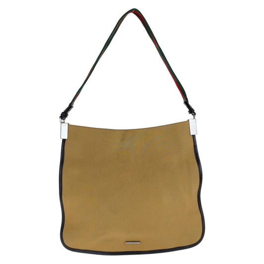 GUCCI Shoulder Bag 001 4321 canvas beige Sherry line Women