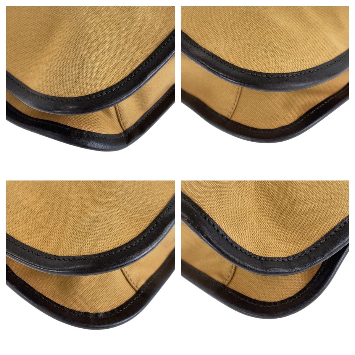 GUCCI Shoulder Bag 001 4321 canvas beige Sherry line Women