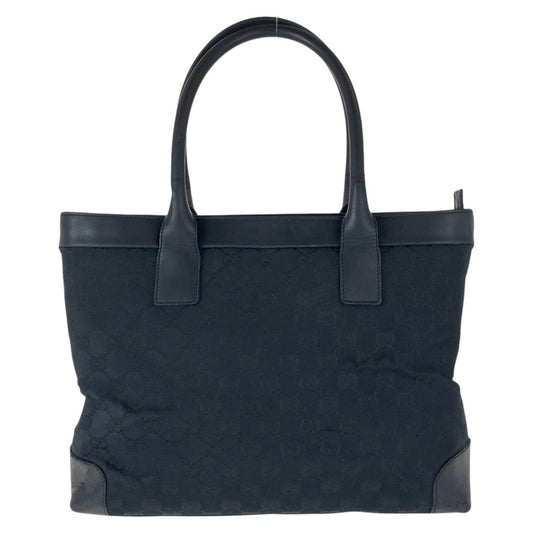 GUCCI Tote Bag 33890 GG canvas, leather Black black Tote Bag Shoulder Bag Women