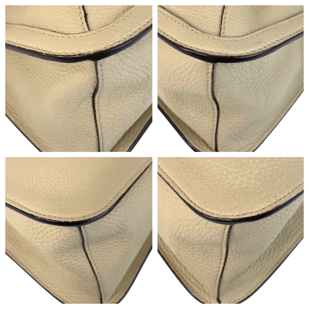GUCCI Shoulder Bag 370826 leather Ivory SilverMetal Shoulder Bag Messenger bag Bamboo Daily Flap Women