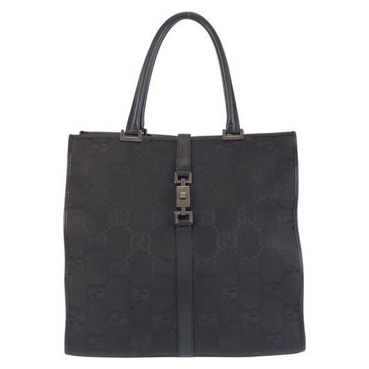 GUCCI Tote Bag 002 1064 GG canvas, leather Black black Tote Bag Shoulder Bag Jackie GG Jumbo Women