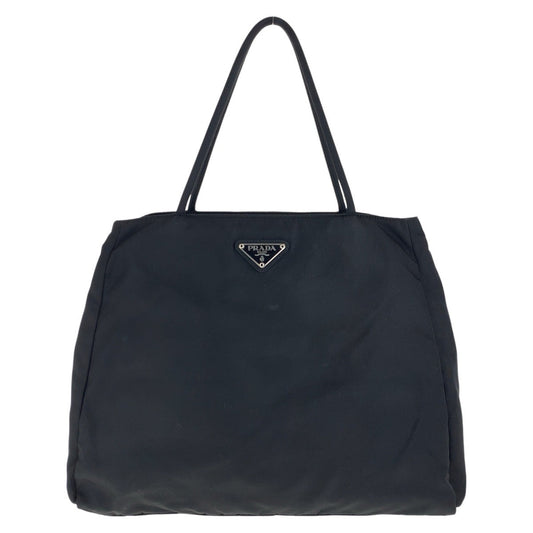 Prada Tessuto Triangle Logo Plate Nylon Tote Bag 501618