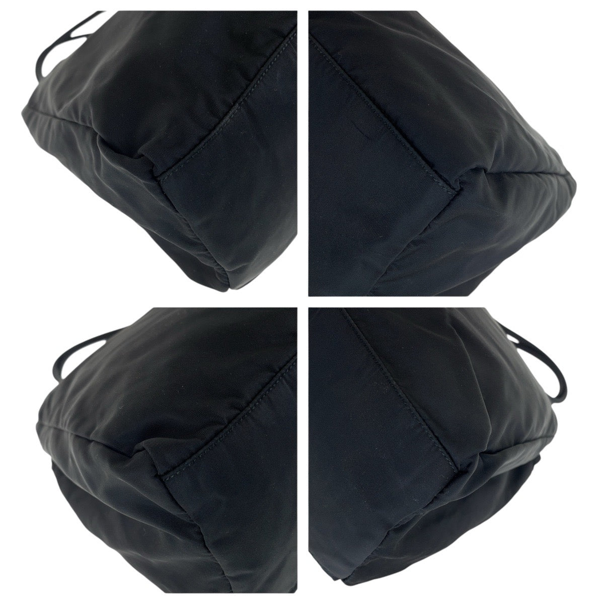 Prada Tessuto Triangle Logo Plate Nylon Tote Bag 501618