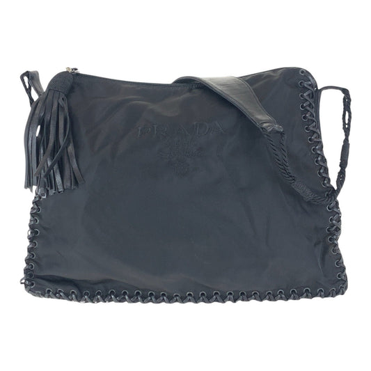 Prada Nylon/Leather Shoulder Bag 501642