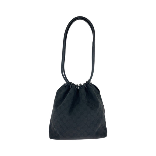 GUCCI Shoulder Bag 90644 GG canvas black