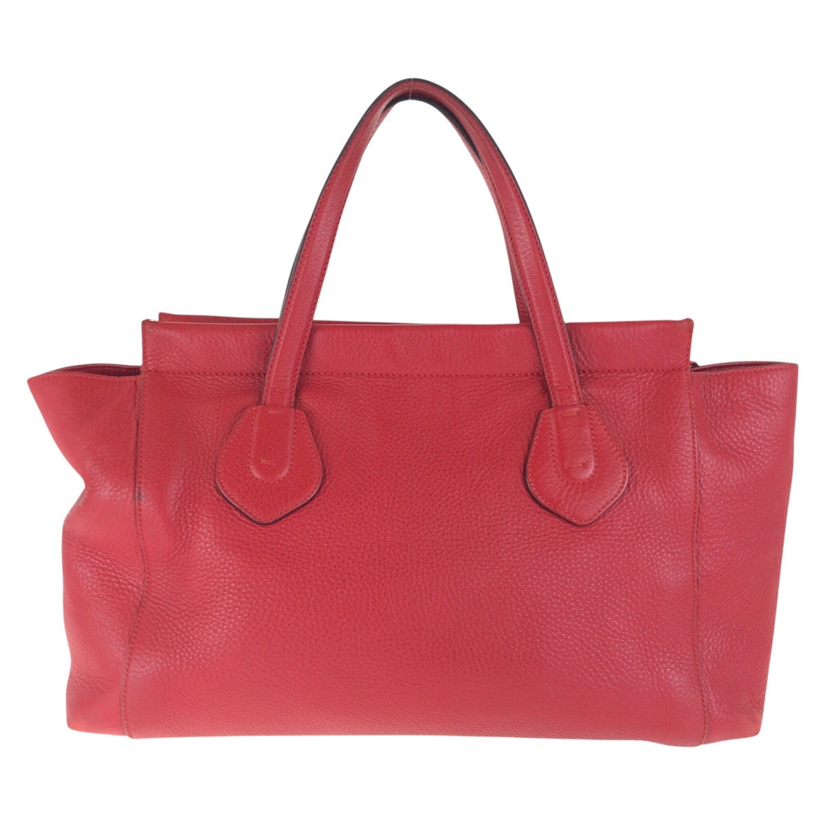 GUCCI Tote Bag 354469 leather Red Gold Metal Tote Bag Shoulder Bag Bamboo Women
