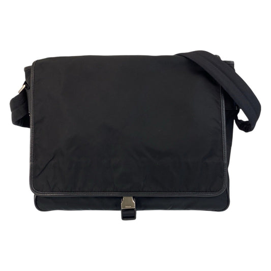 Prada Tessuto Triangle Logo Plate Nylon Shoulder Bag 501693