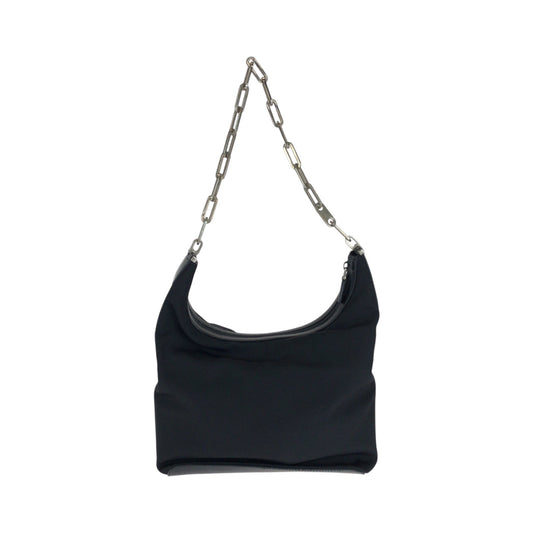 GUCCI Shoulder Bag 001 3374 Nylon Black SilverMetal
