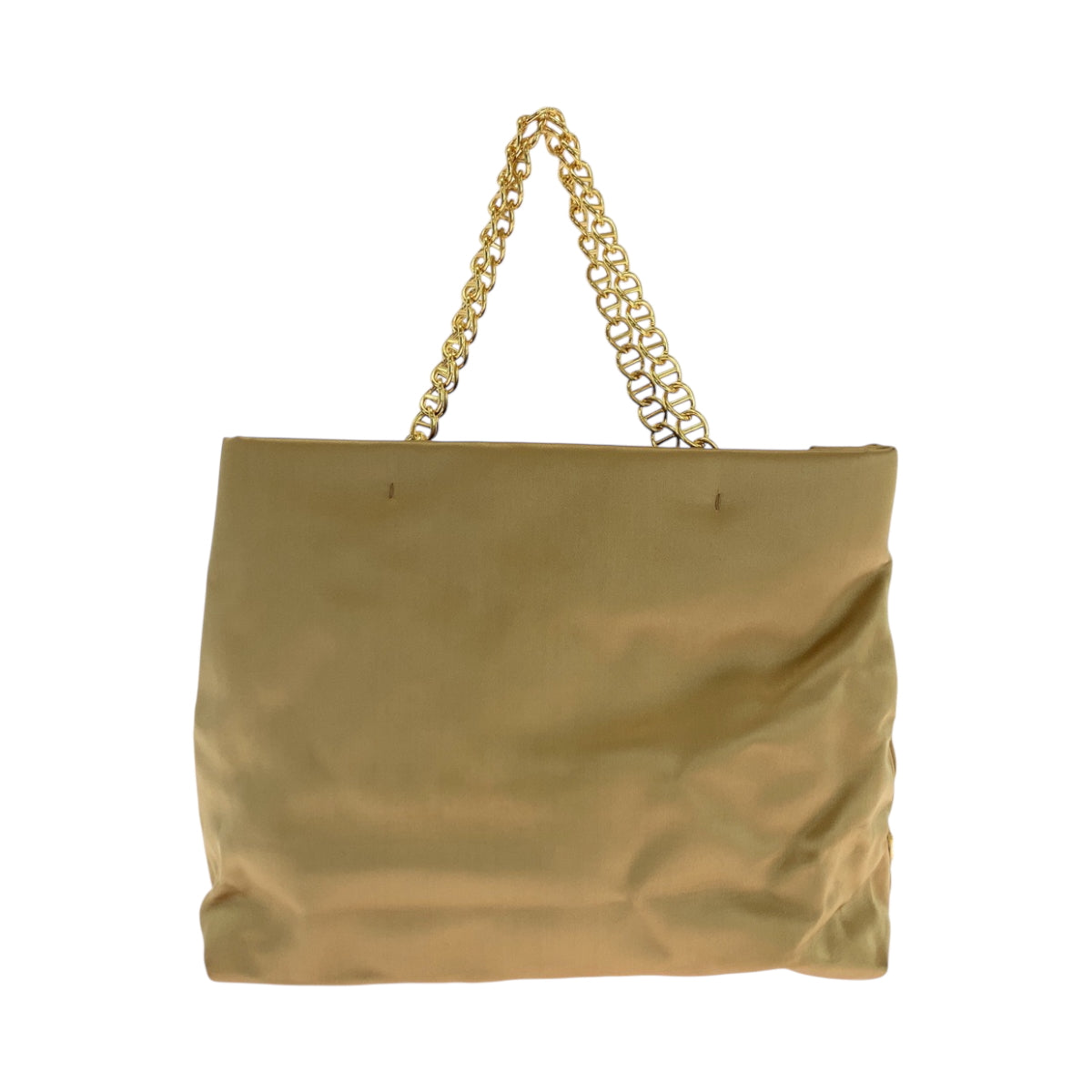 PRADA Tote Bag Satin gold