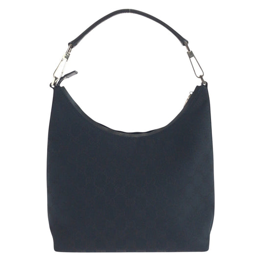 GUCCI Shoulder Bag 000 0602 GG canvas black