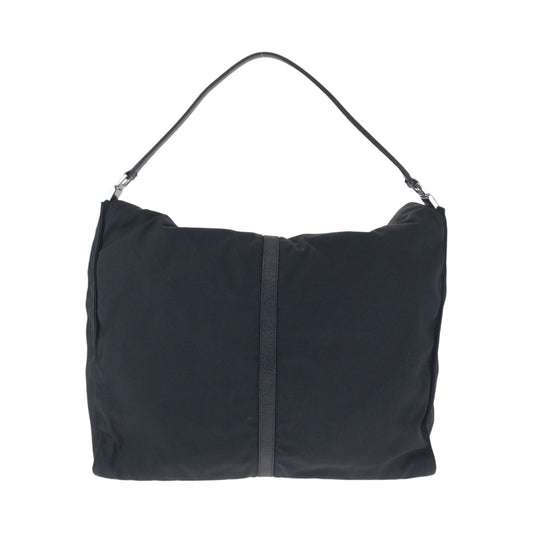 GUCCI Shoulder Bag 001 3348 GG canvas black Jackie