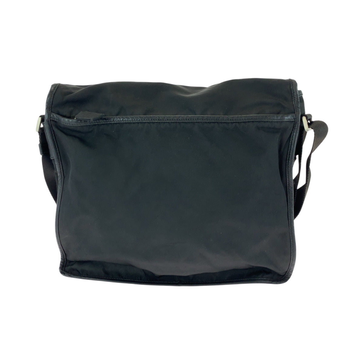 PRADA Shoulder Bag V166 Nylon Black SilverMetal Shoulder Bag Messenger bag Test Triangle With logo Women