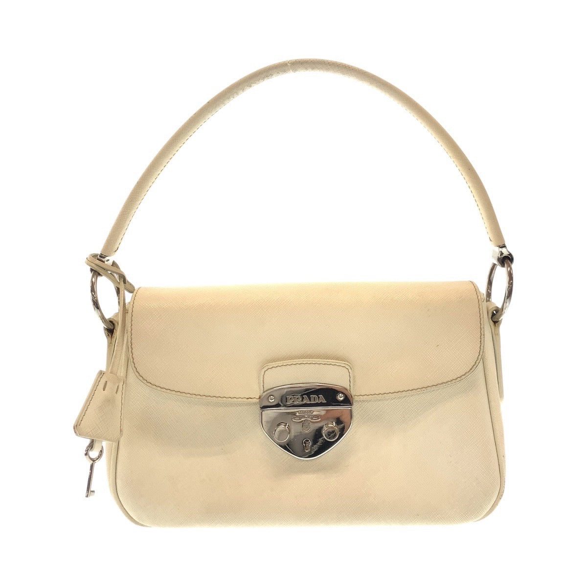 Prada Saffiano Leather 2way Bag 502056
