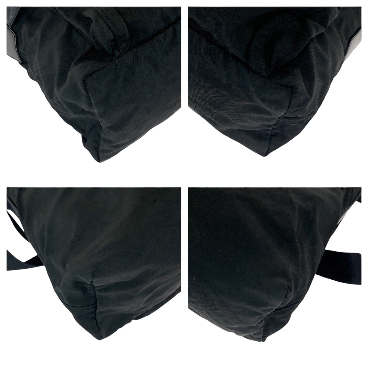 PRADA Shoulder Bag Nylon Black SilverMetal Shoulder Bag Sacoche Test Triangle With logo Women