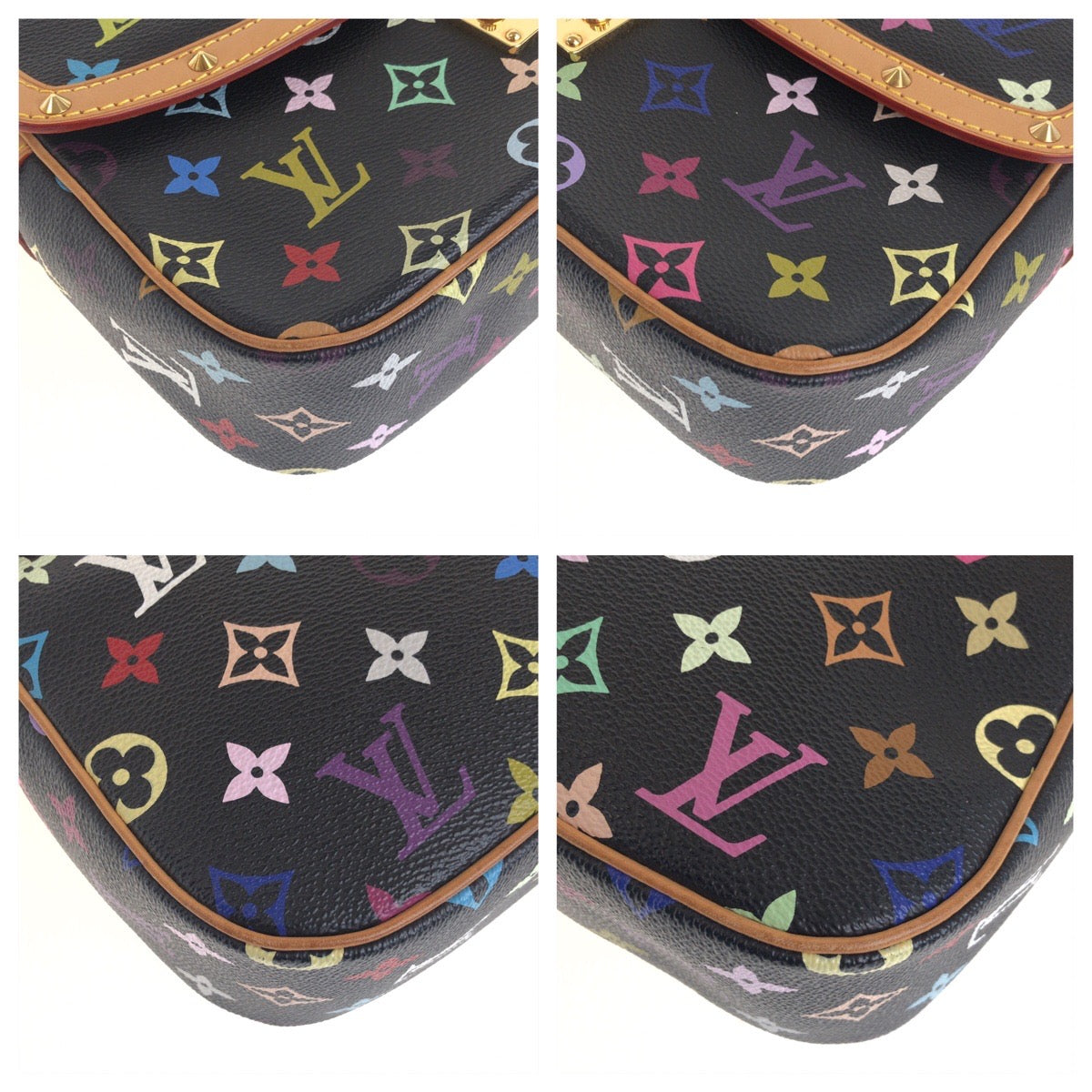 LOUIS VUITTON Shoulder Bag PVC Multicolor GoldMetal Crossbody Shoulder Bag Monogram multicolor Sologne Women