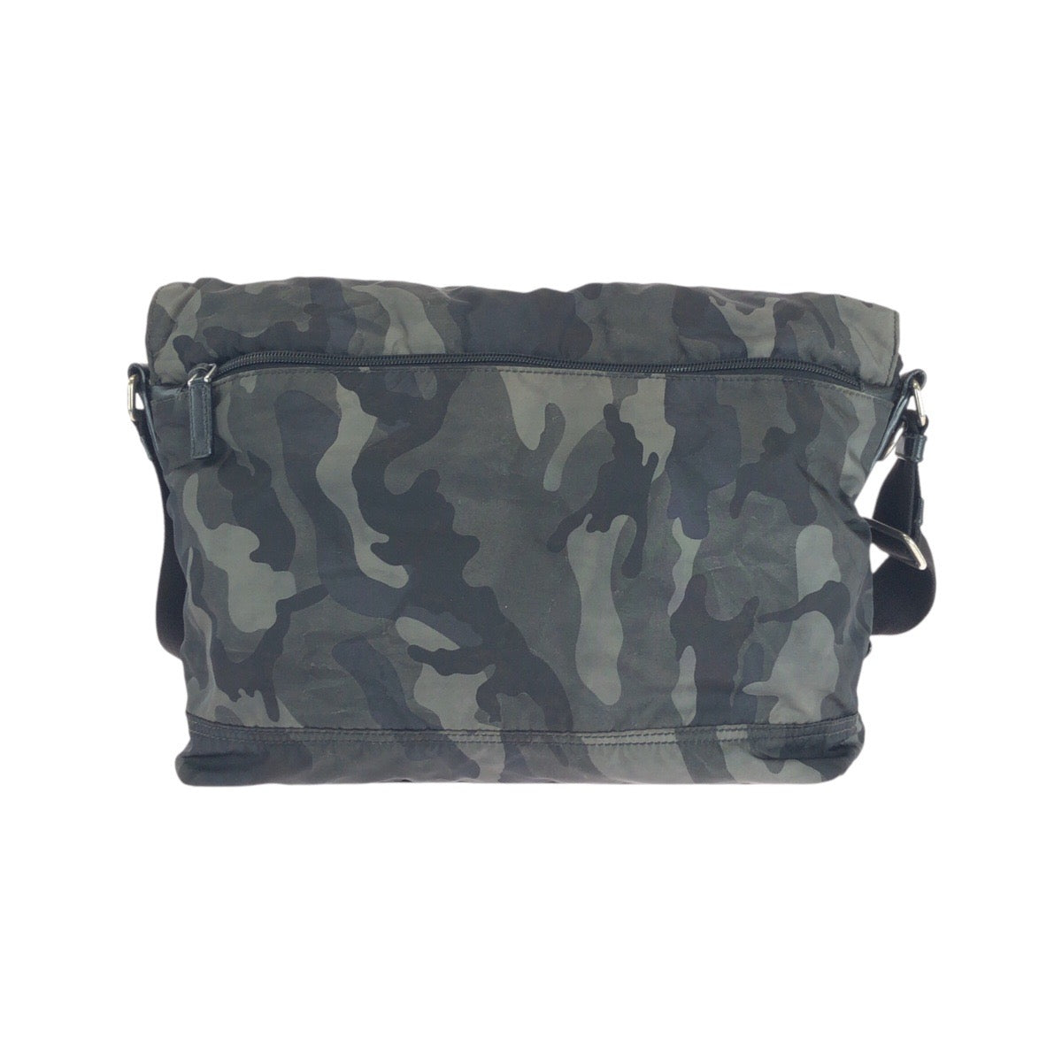PRADA Shoulder Bag Nylon, Leather khaki black black Shoulder Bag Messenger bag Test Triangle With logo mens