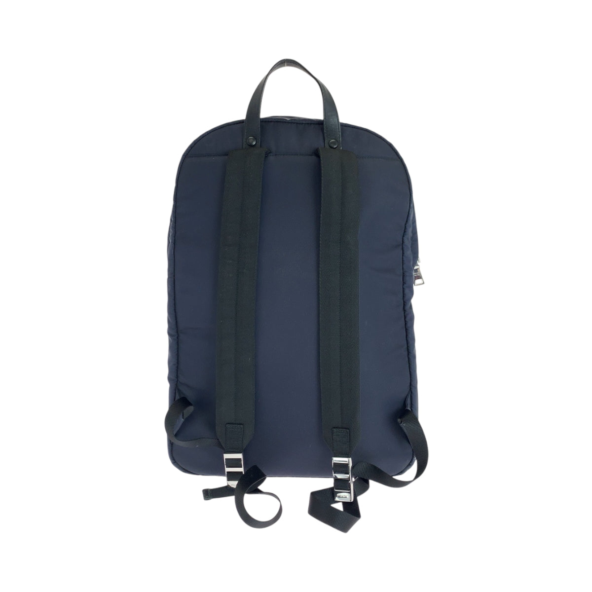 PRADA Backpack Nylon Navy SilverMetal Backpack Backpack Test mens