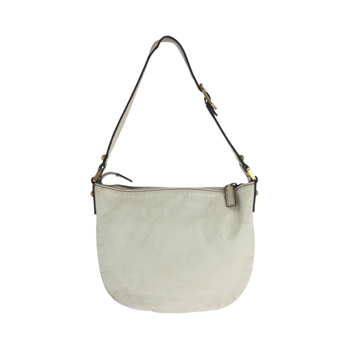 GUCCI Shoulder Bag 121552 leather White GoldMetal Hobo Shoulder Bag Soho Interlocking Women