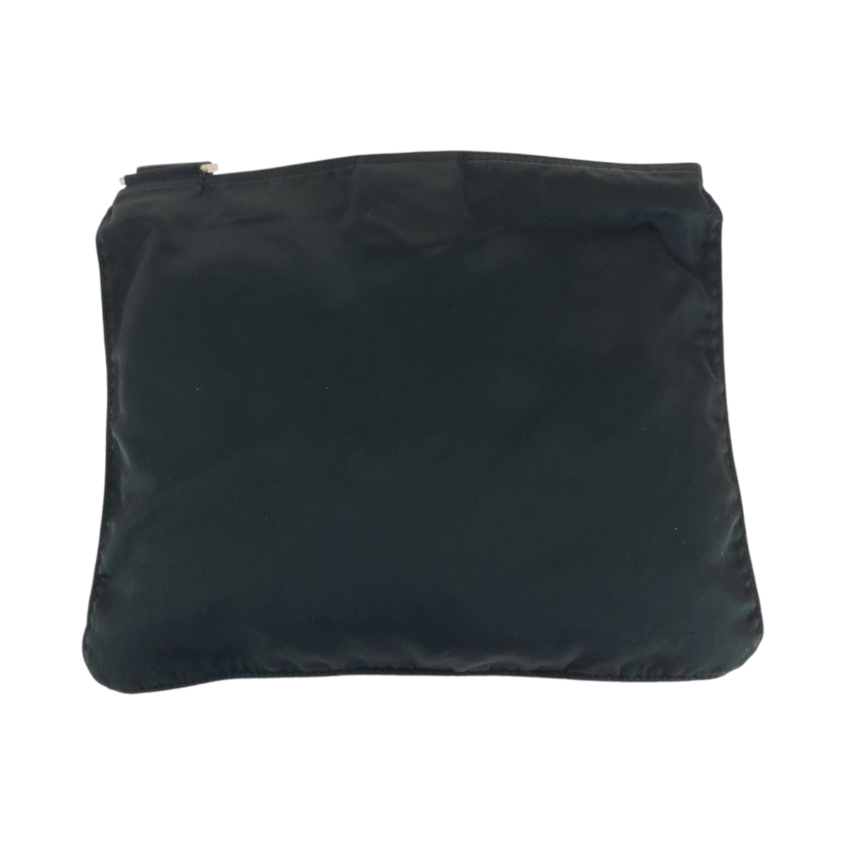 PRADA Shoulder Bag Nylon Black SilverMetal Shoulder Bag pochette Test Triangle With logo mens
