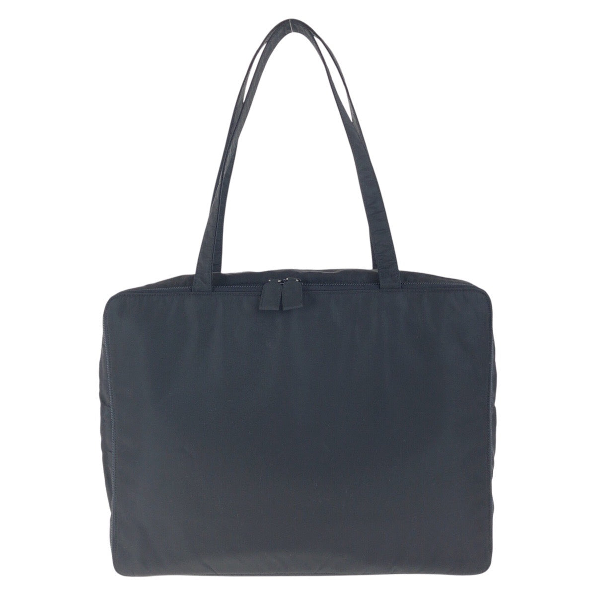 PRADA Business bag Nylon Black SilverMetal Business bag Briefcase Unisex Test Triangle With logo mens