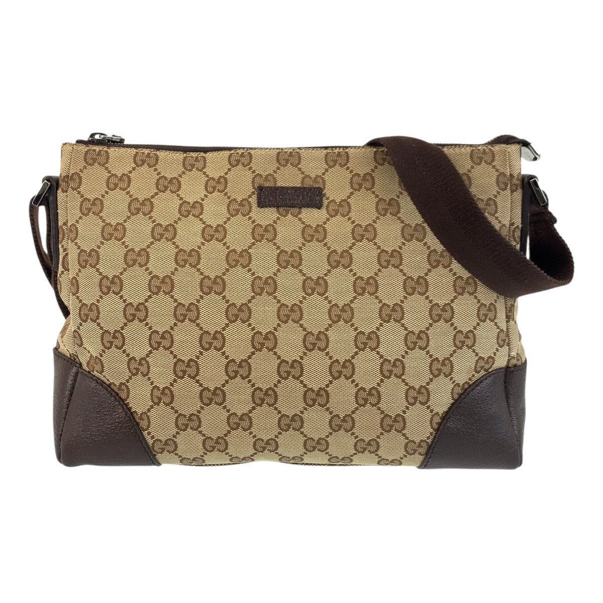 GUCCI Shoulder Bag 114273 GG canvas Beige brown Shoulder Bag Messenger bag Women