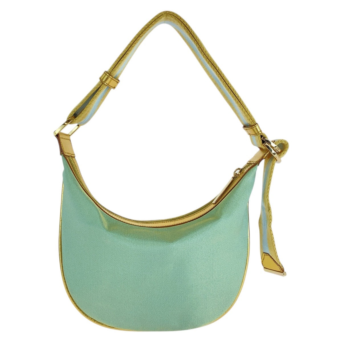 GUCCI Shoulder Bag 001 4186 canvas Green gold Hobo Shoulder Bag Sherry line Women
